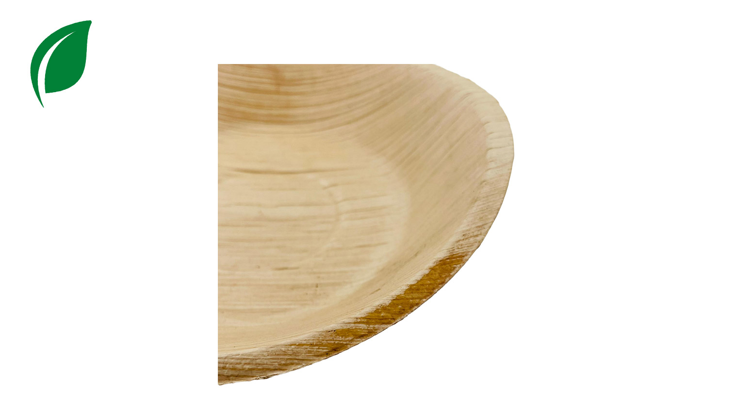 Palmblatt Schale rund Ø 180 mm, H: 30 mm