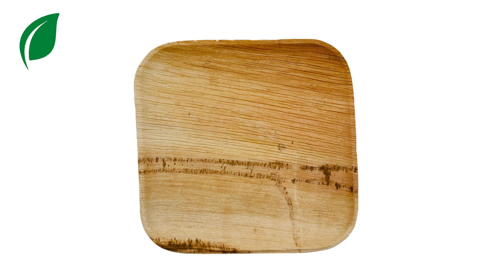 Palmblatt Teller, quadratisch, 200 x 200 x 10 mm