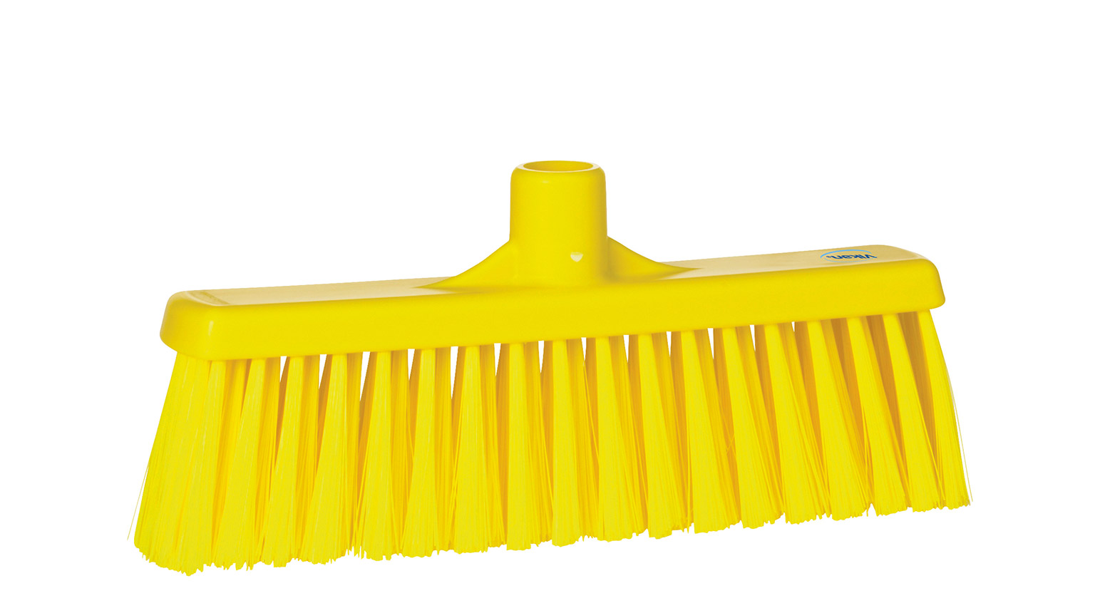 VIKAN Kehrbesen mit Rechtsgewinde, medium, 310 mm, gelb