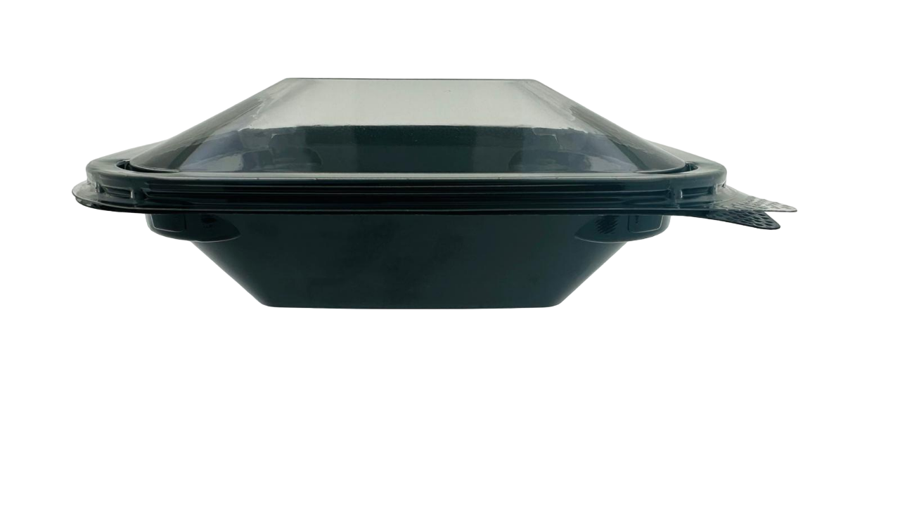 Salatschale Diamond schwarz, 500 ml 190 x 190 mm inkl. Deckel