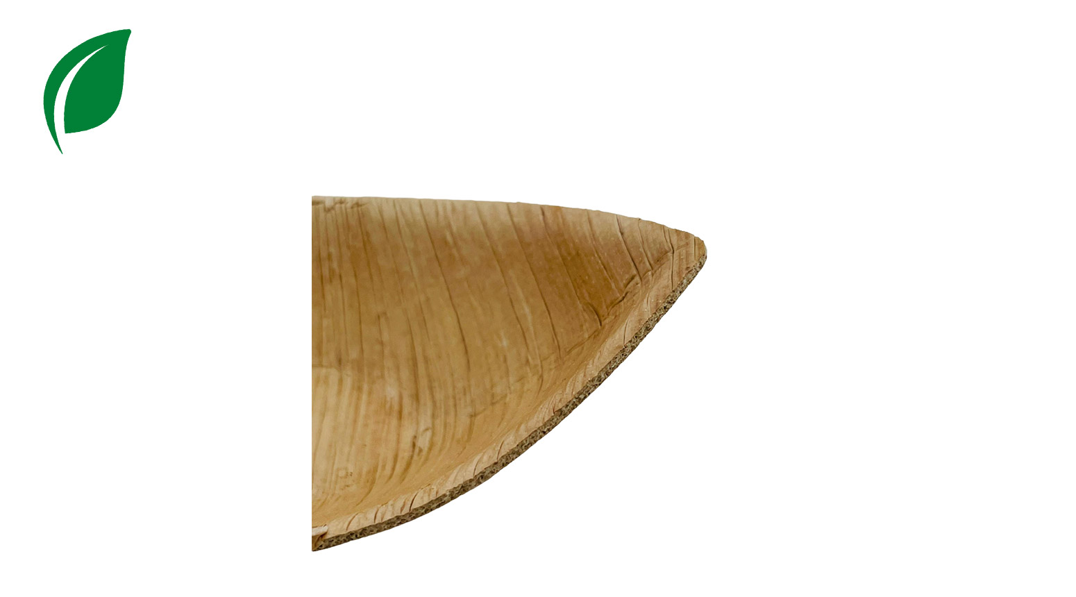 Palmblatt Schale Boot 115 x 60 mm, H: 20 mm