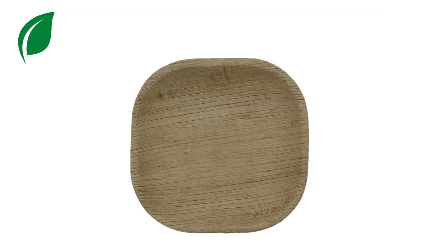 Palmblatt Teller, quadratisch, 110 x 110 x 20 mm
