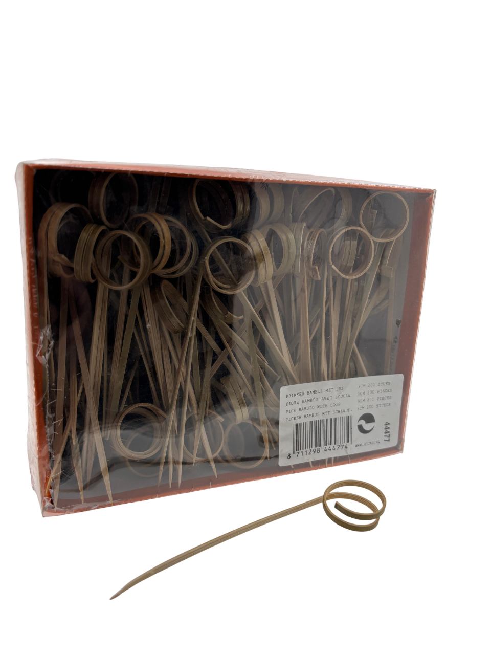 Cocktailspiesse "Schleife" 9 cm, 200 Stk. / Pack