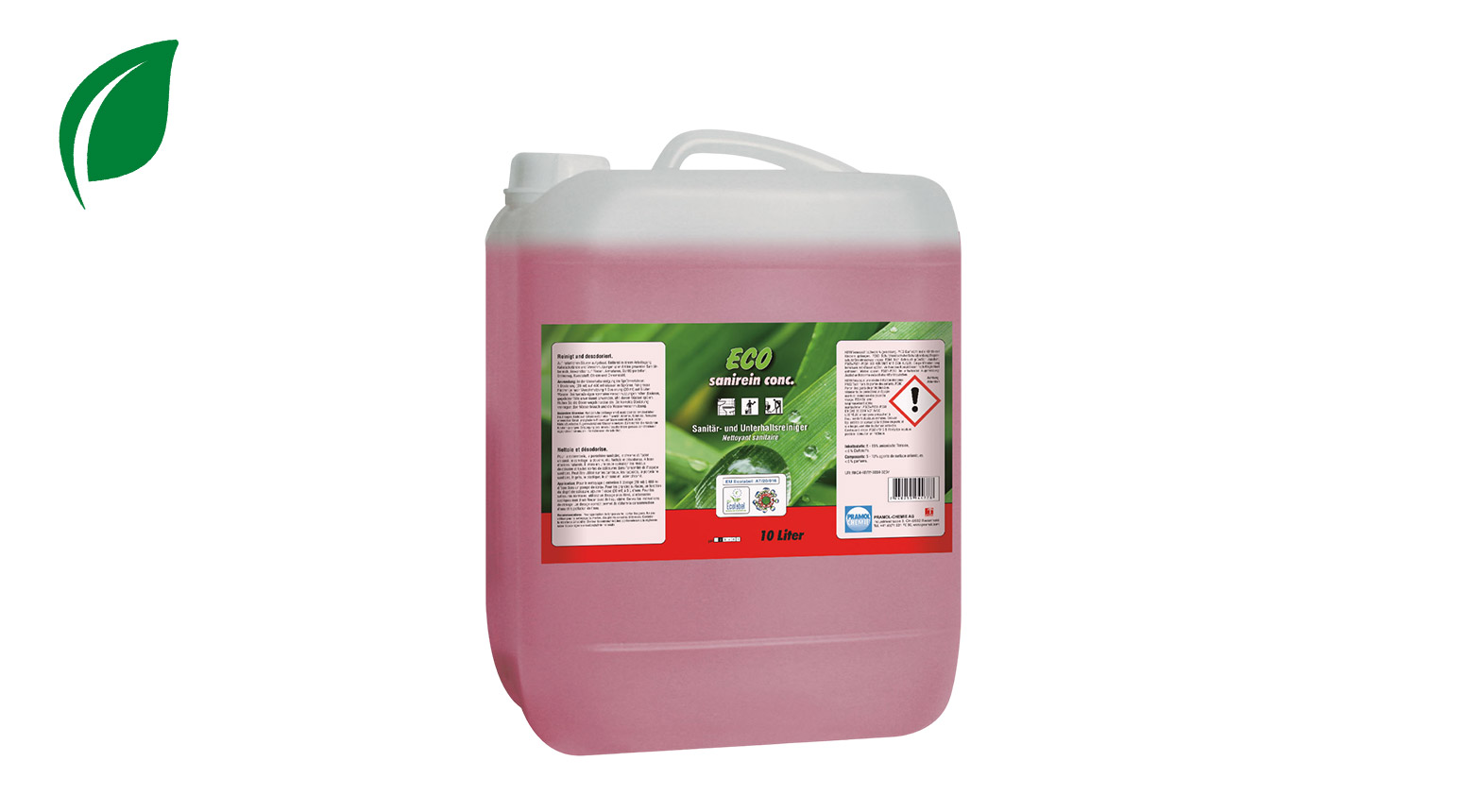 ECO - sanirein con. Sanitärreinungskonzentrat, Kanister