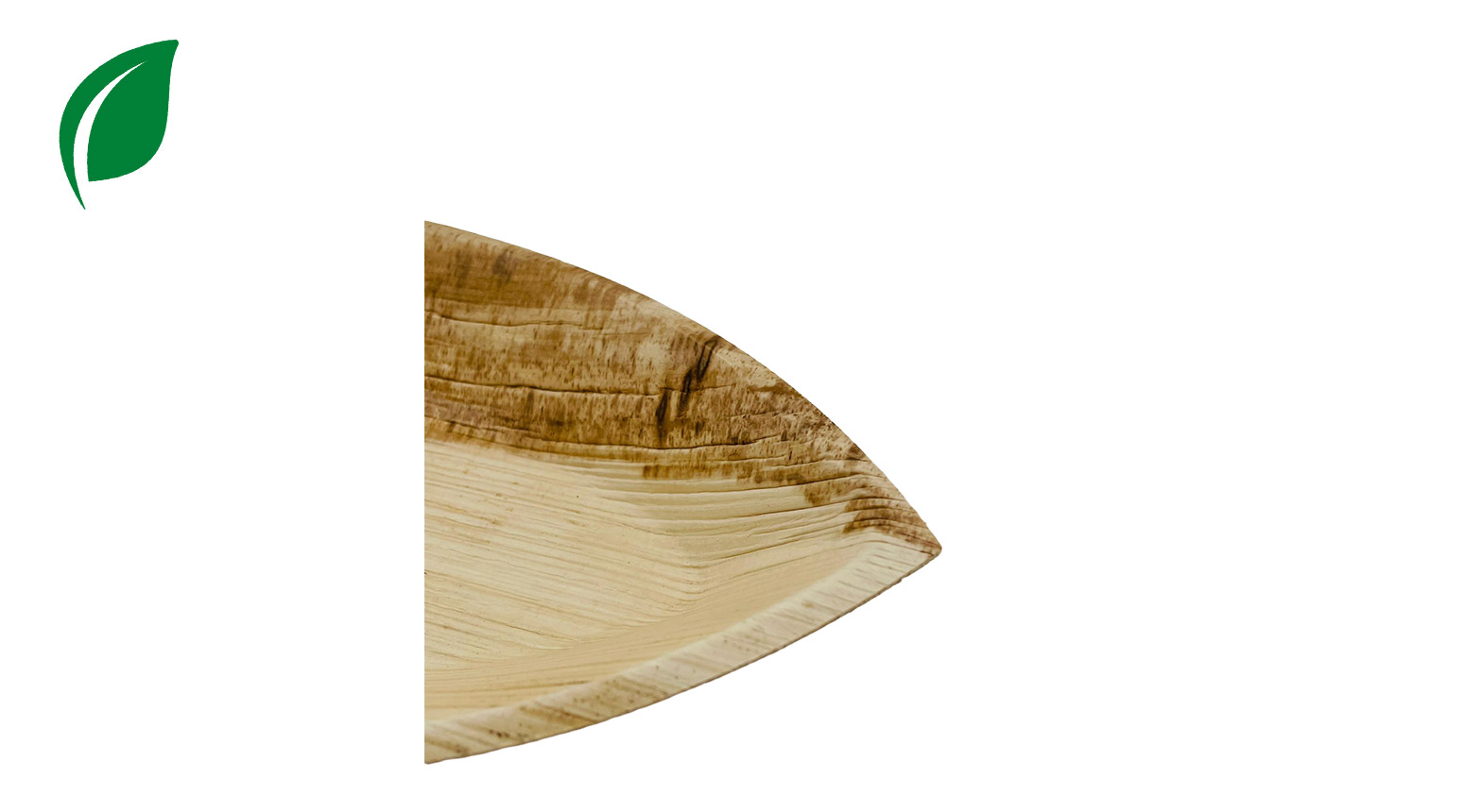 Palmblatt Platte Eye 230 x 120 mm, H: 25 mm