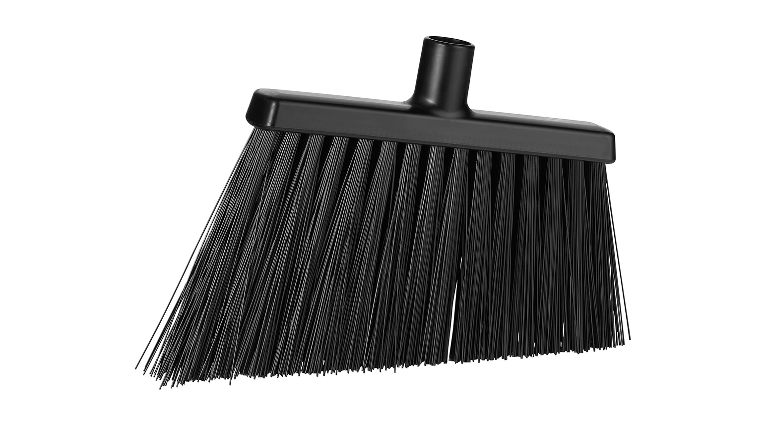 VIKAN Besen, Winkelschnitt, hart, 290 mm, schwarz