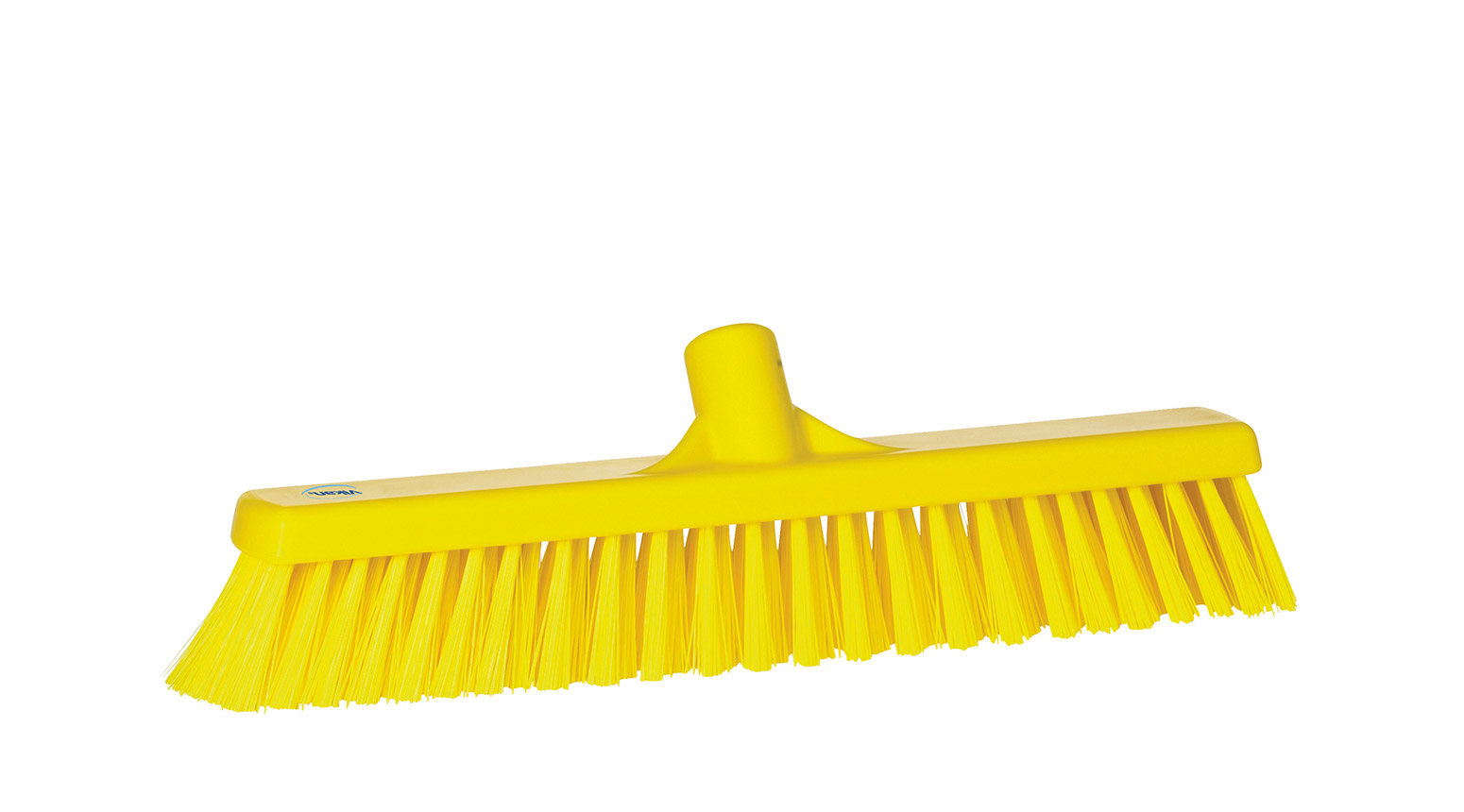 VIKAN Besen, weich/hart, 410 mm, Borstenlänge 58 mm, gelb