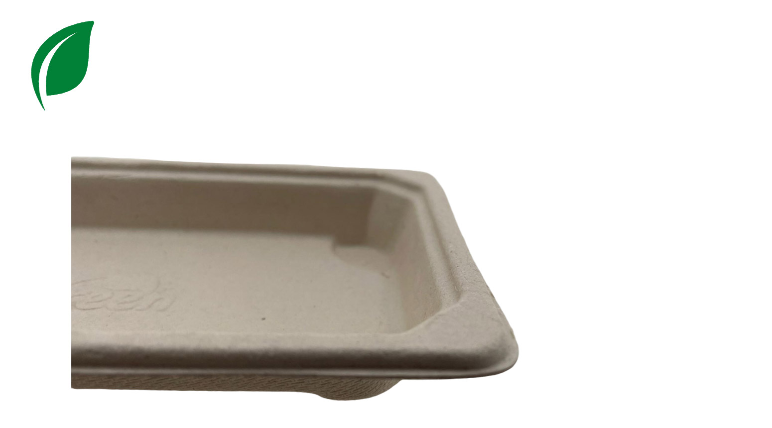 Sushischale #1 ÖKO-LINE, 164 x 89 x 21 mm, Pflanzenfasern, nature