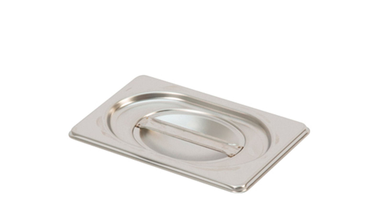 Deckel zu GN-Behälter, GN 1/9, 176 x 108 mm, Edelstahl