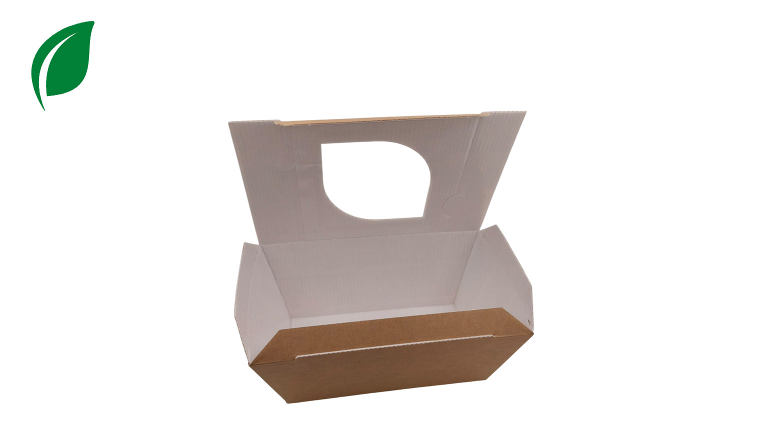 Foodbox mit Sichtfenster, 125 x 70 x 60 mm, 500 ml