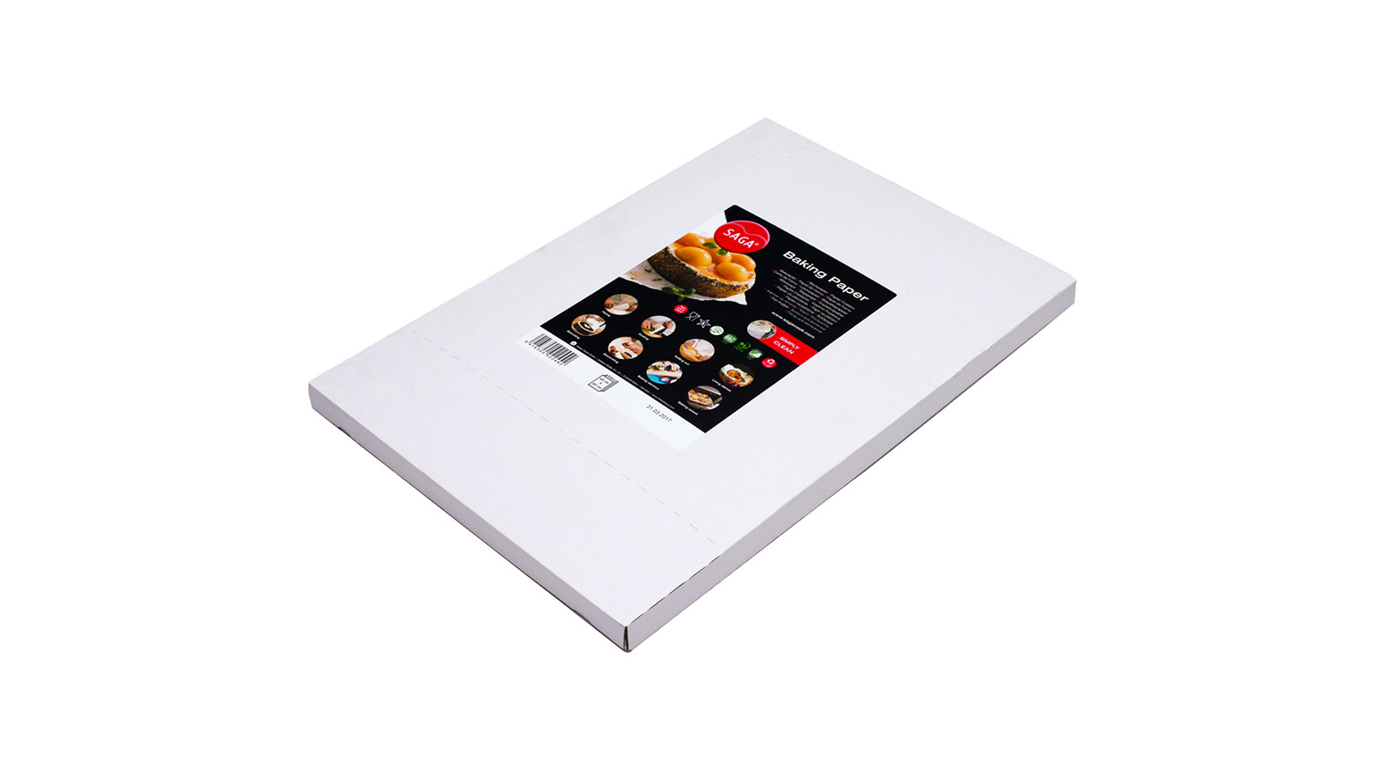 SAGA Backpapier Bogen 60 x 40 cm, 57 gm², gebleicht