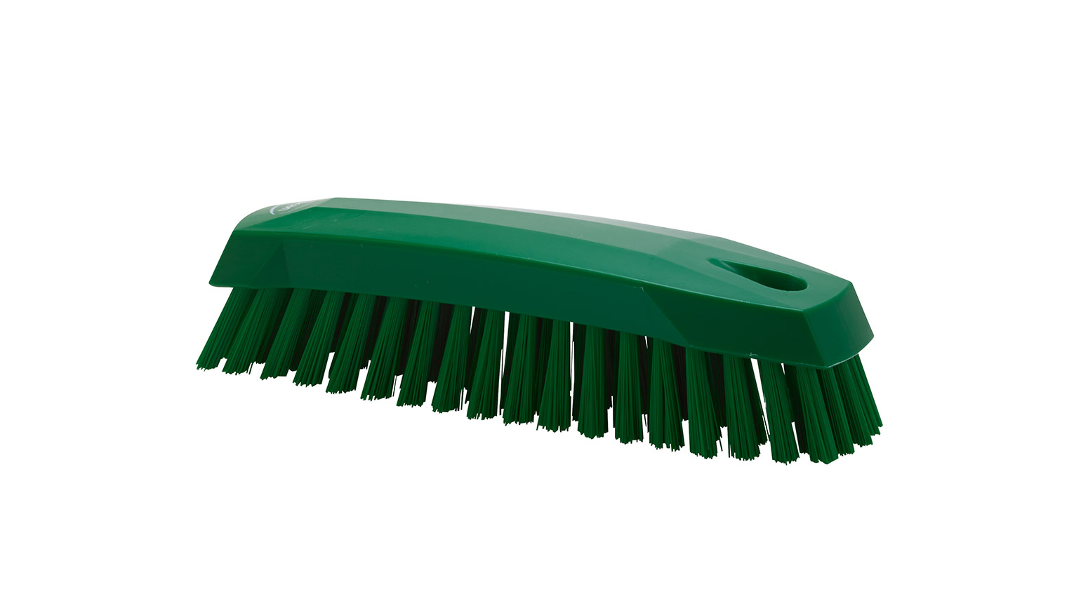 VIKAN Handbürste M, medium, 165 mm, Borstenlänge 26 mm, grün