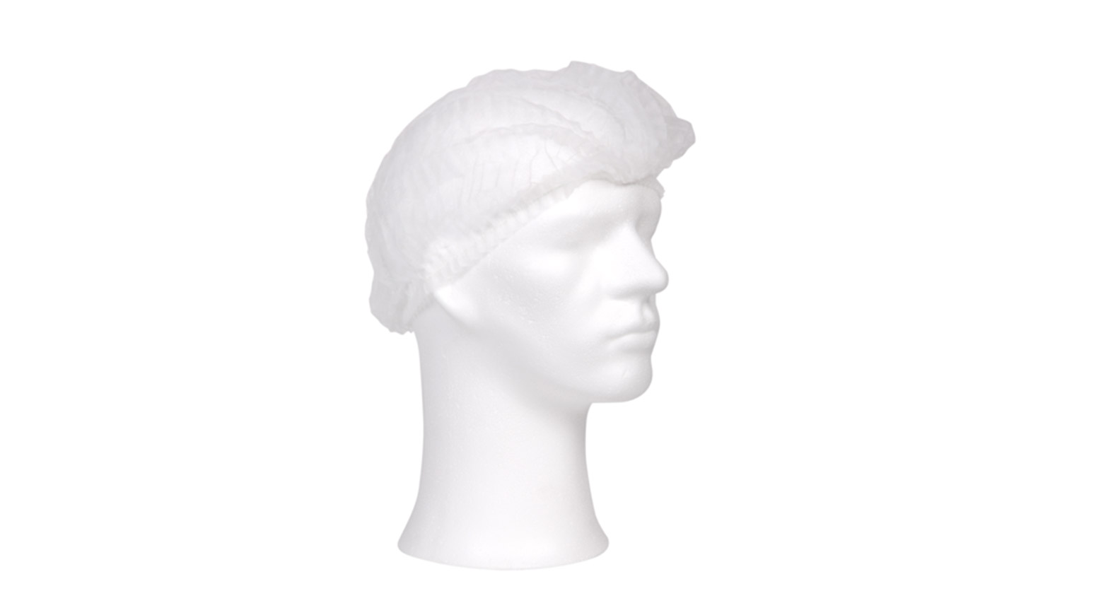 Vlieshaube Einweg ClipCap, weiss