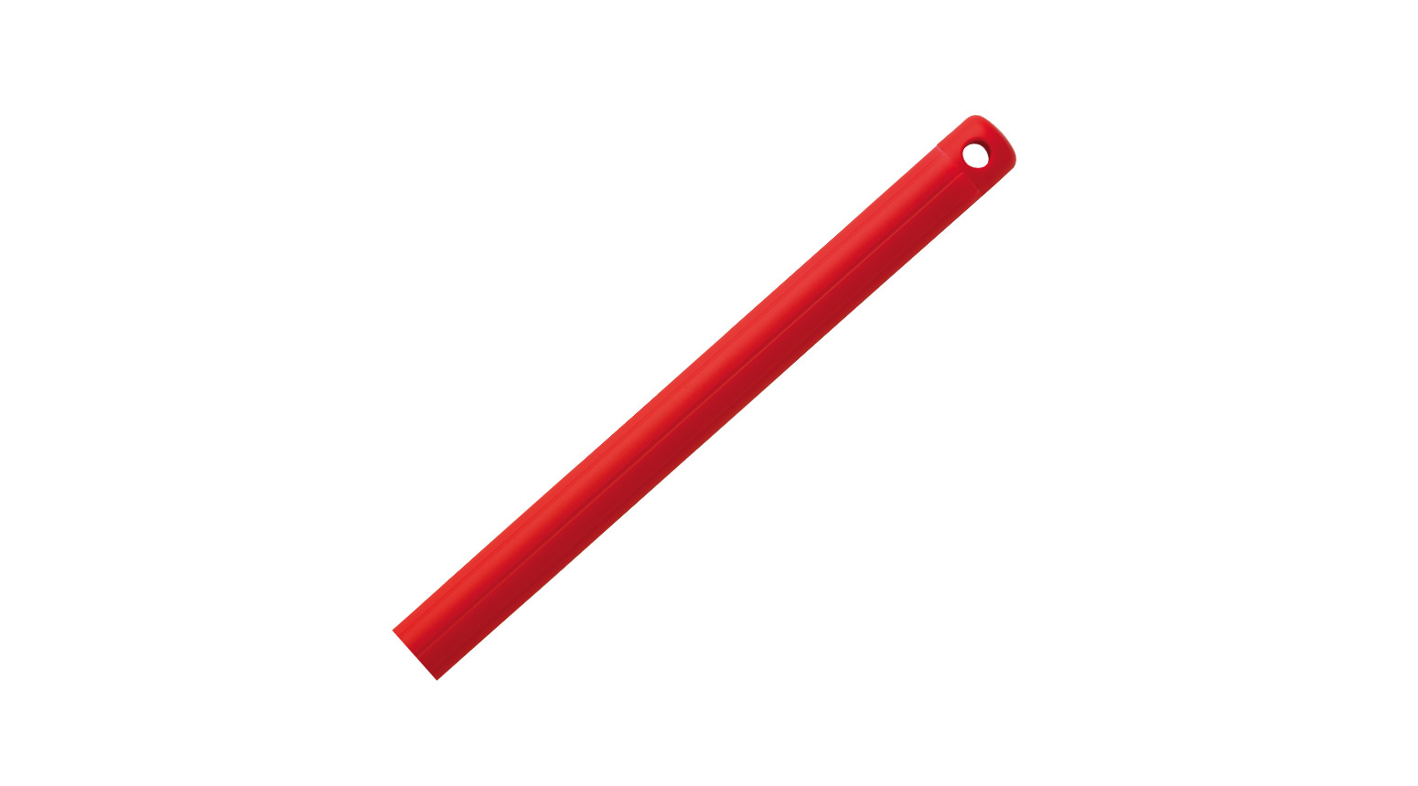 VIKAN Ergonomischer Edelstahlstiel, 1025 mm, Ø 31 mm, rot