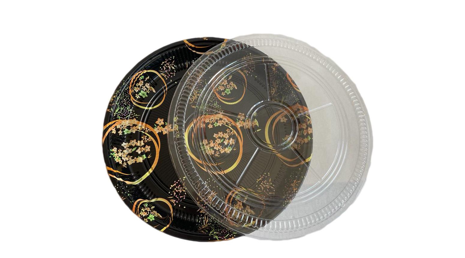 Sushibox "Print", Ø 346 x 48 mm, PS