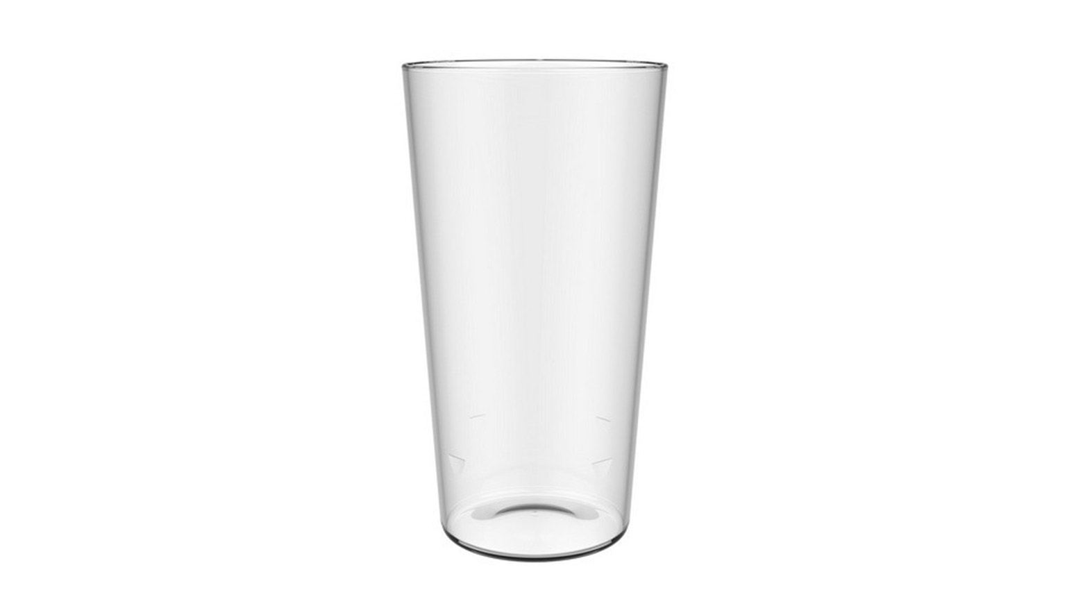 Bierglas, 500 ml, Mehrwegbecher, SAN, transparent