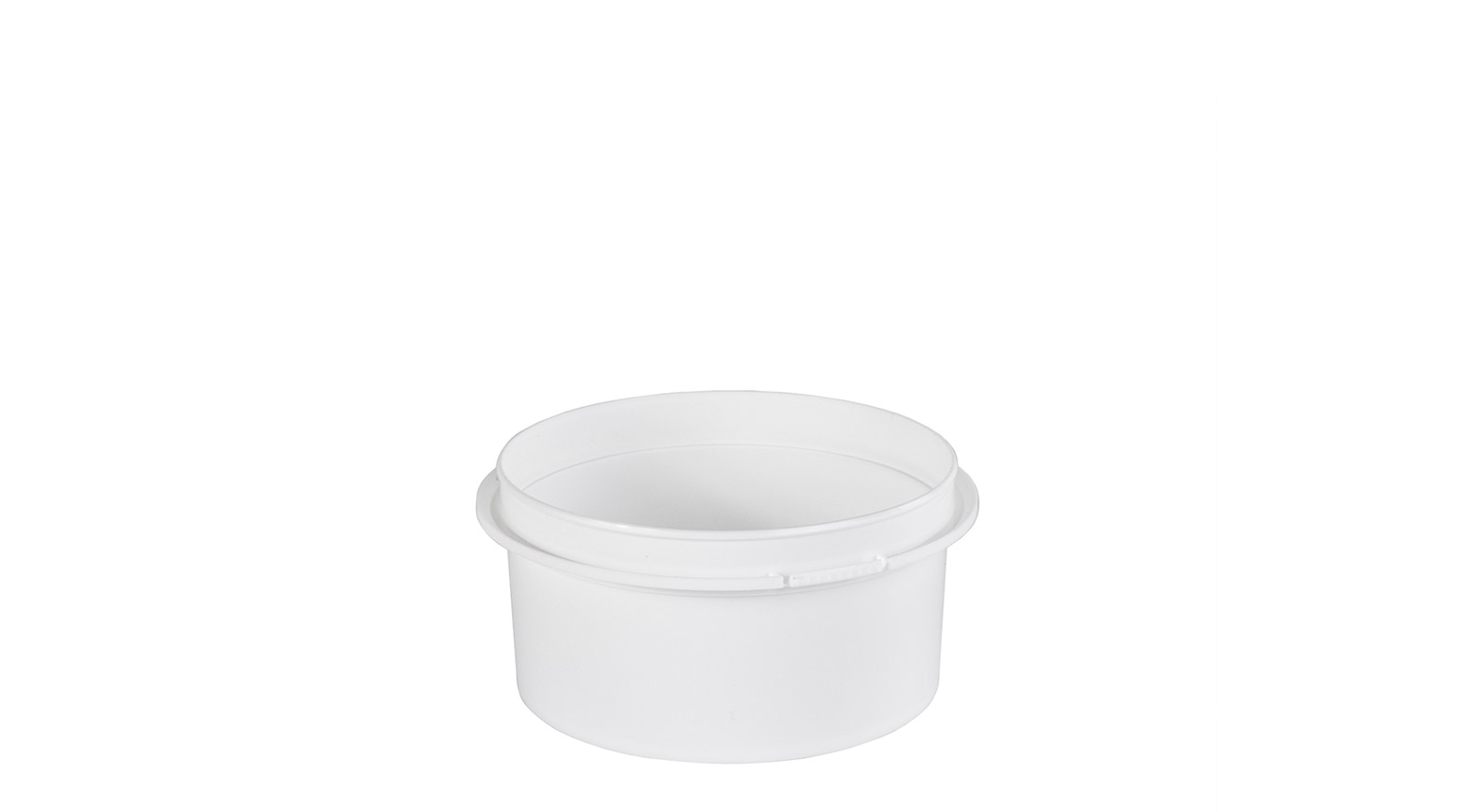 Feinkostbecher, 195 ml, weiss