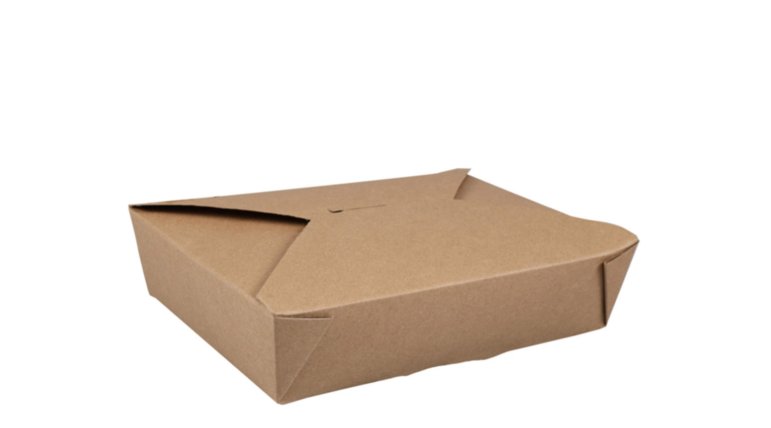 Bio-Pak Menübox 1'470 ml, 216 x 159 x 48 mm, braun