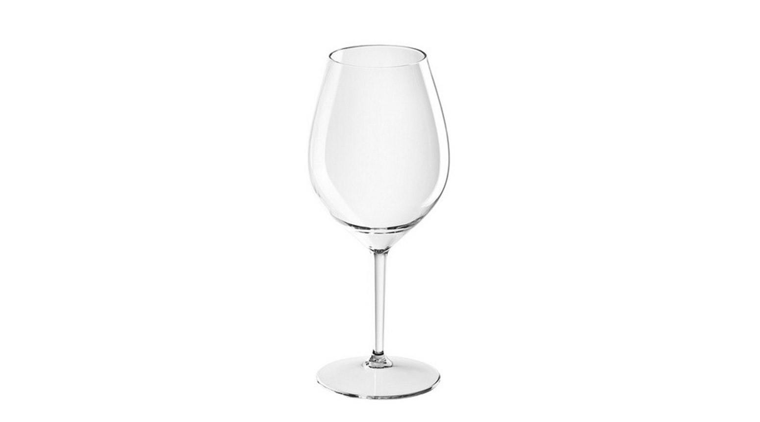 Weinkelchglas 510 ml mit Eichung, Mehrwegbecher, Tritan, transparent