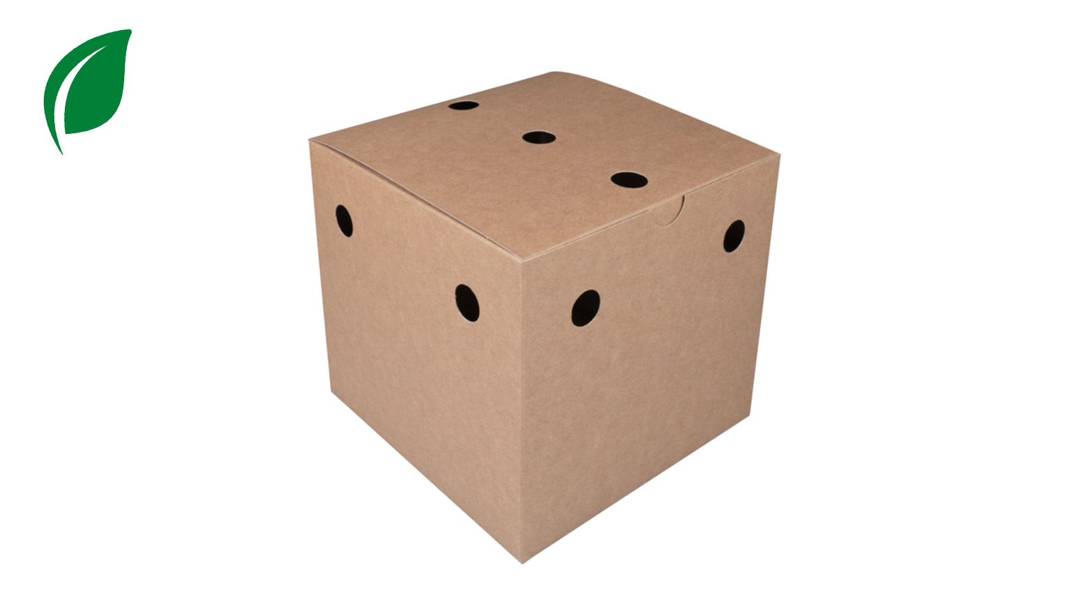 Pommes-Frites Box, 150 x 150 x 140 mm, Karton, braun