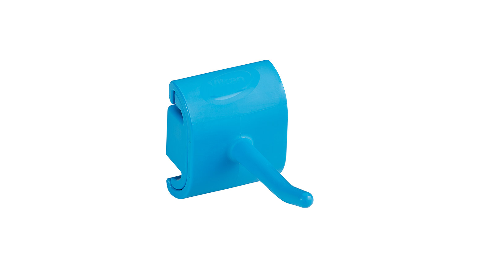 Hygienische Wandhalterung für 1 Produkt, 41 mm, blau