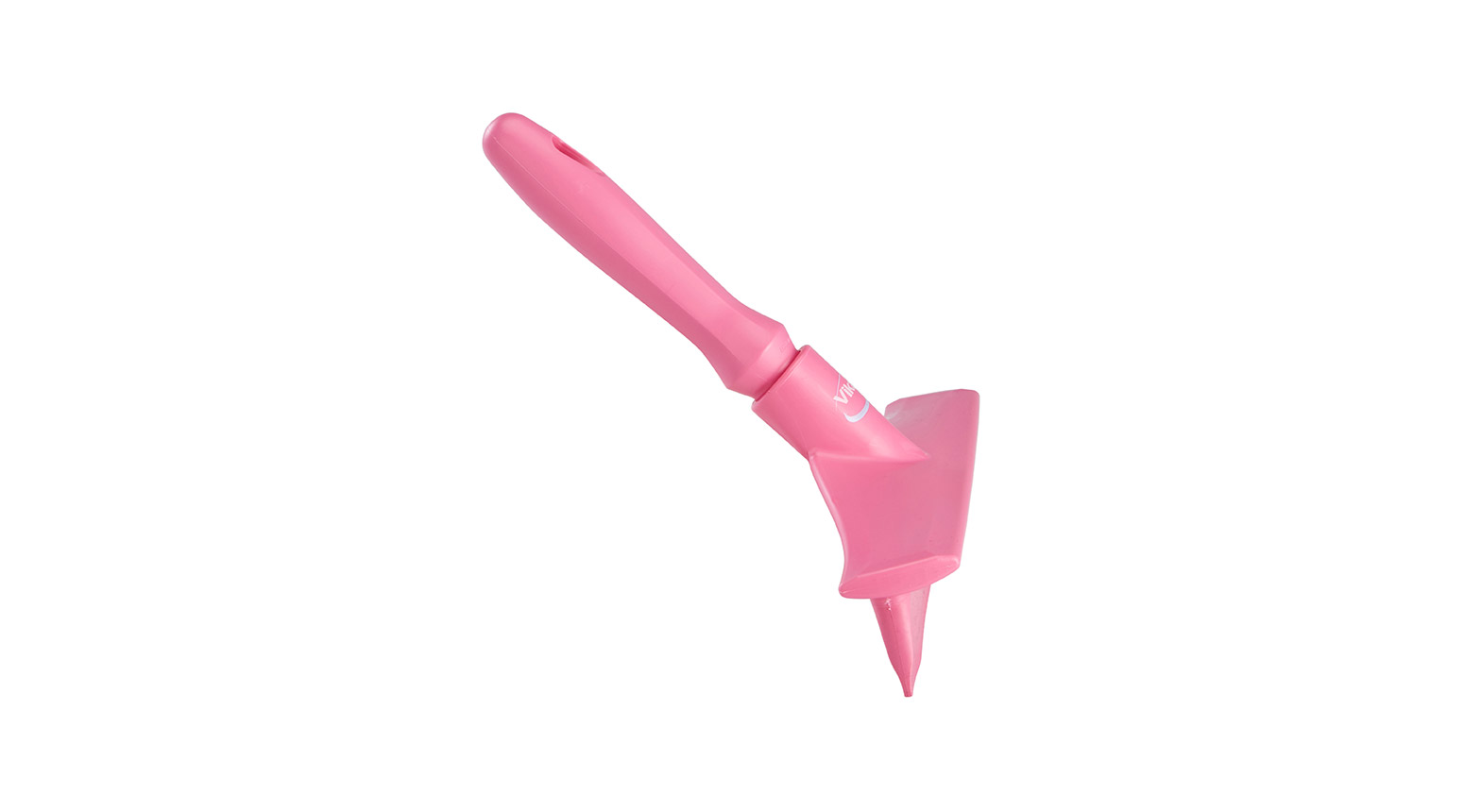 VIKAN Ultra Hygiene Abzieher mit Ministiel, 245 x 104 mm, pink