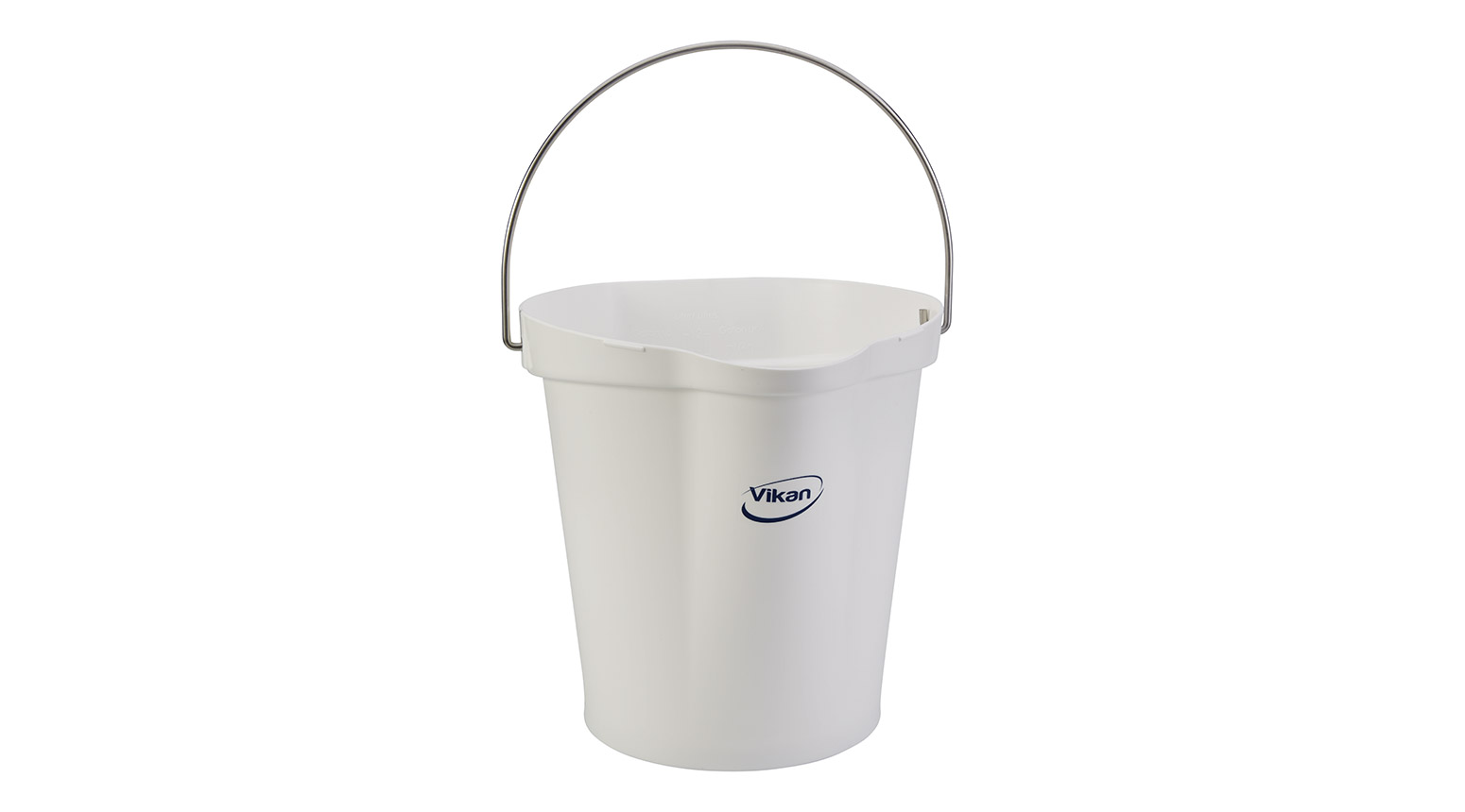 VIKAN Eimer, 12 Liter, weiss