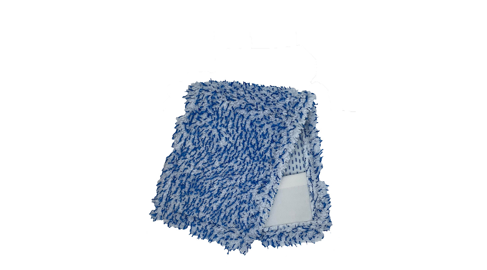 Microfaser-Mopp S4, 40 cm, blau meliert