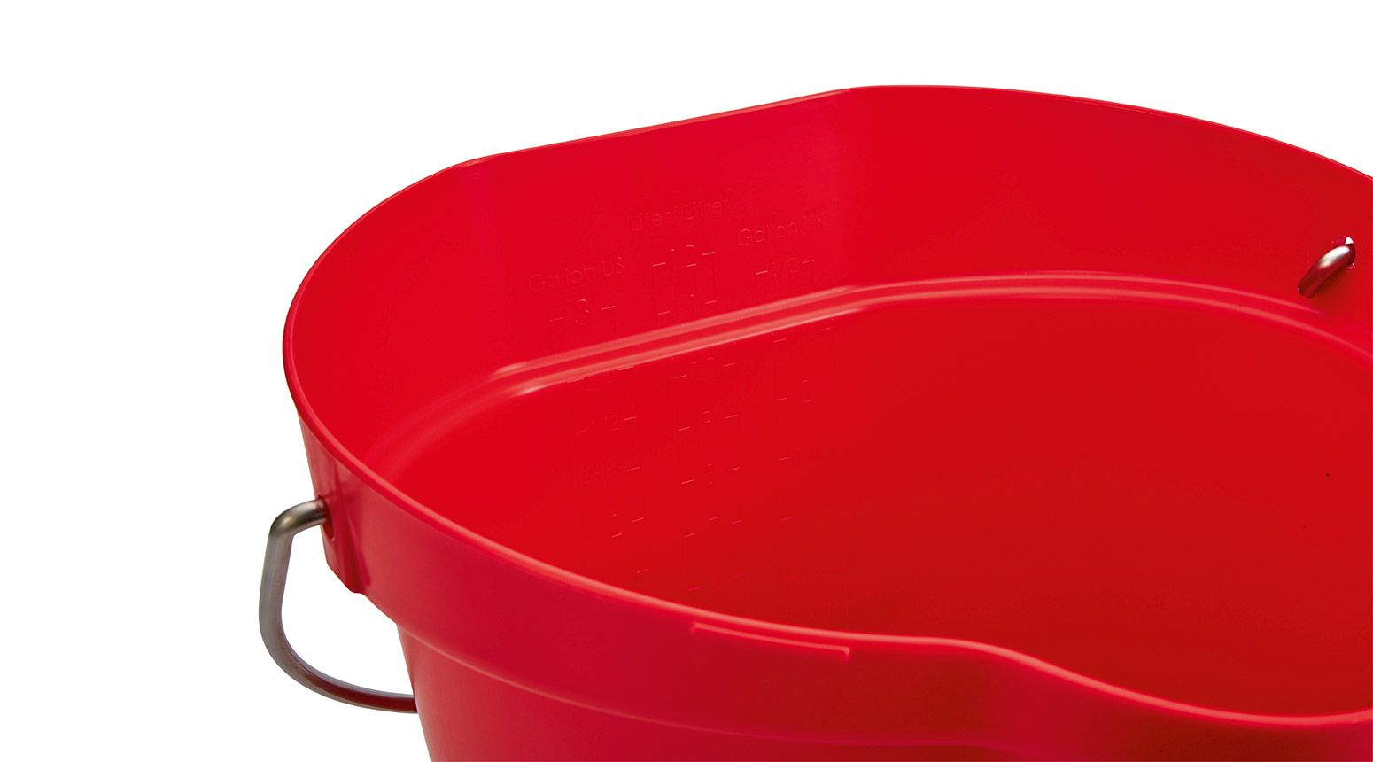 VIKAN Eimer, 12 Liter, rot