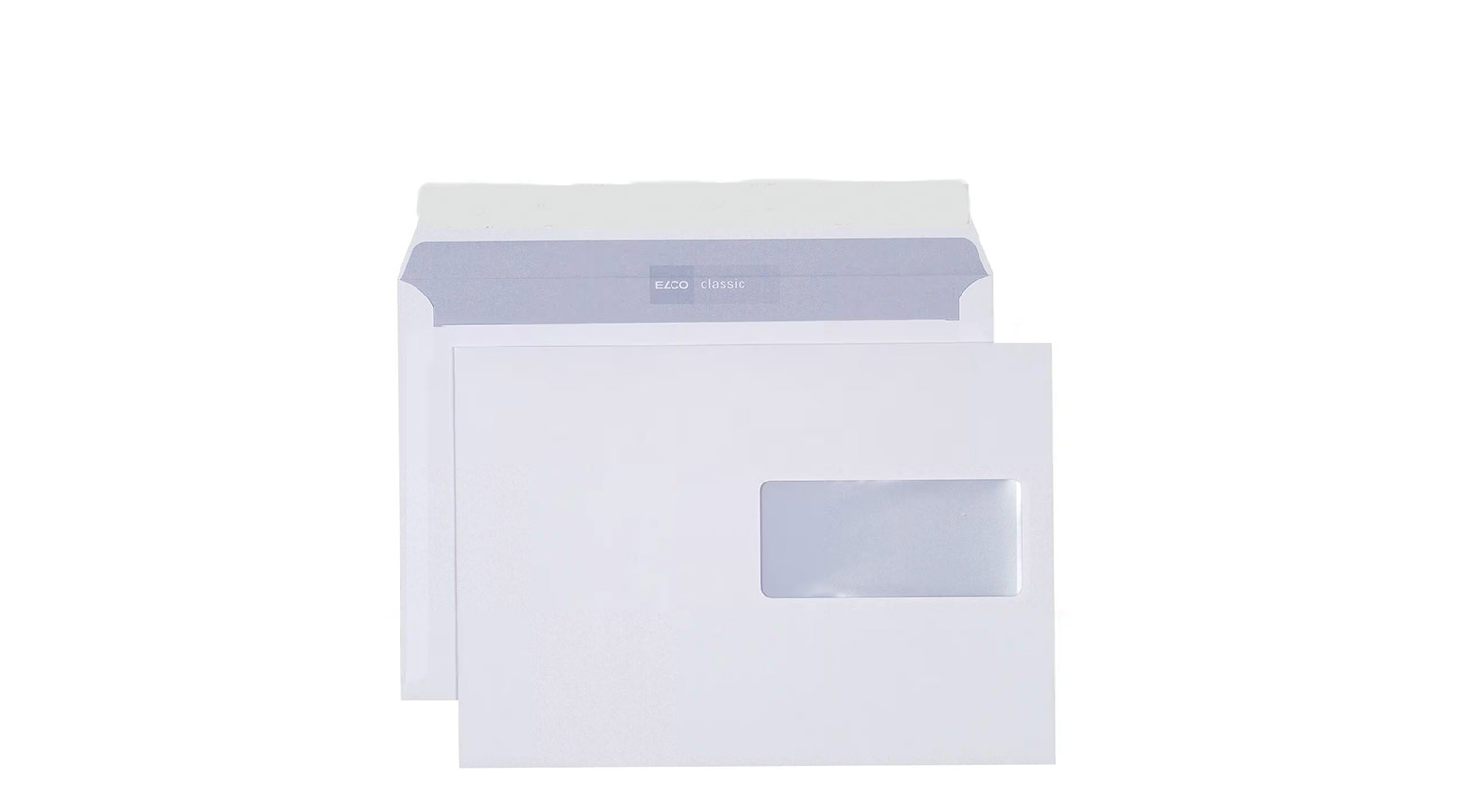Briefumschlag weiss mit Fenster rechts C5 inkl. Haftklebeverschluss