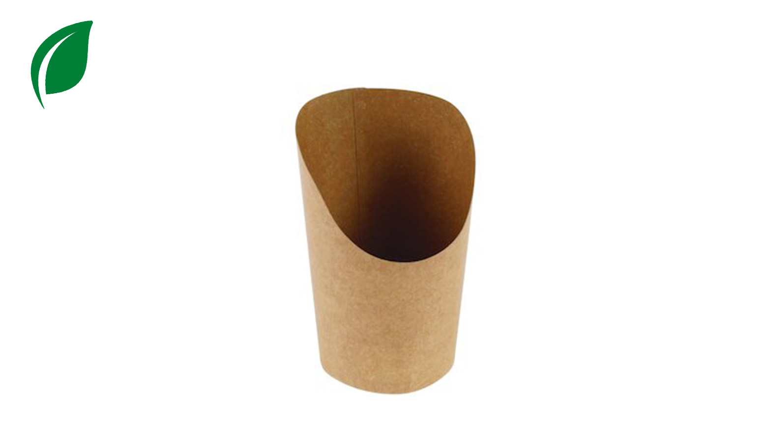 Wrap- und Snackbecher "Kraft" klein, 59 x 120 mm, Karton, braun