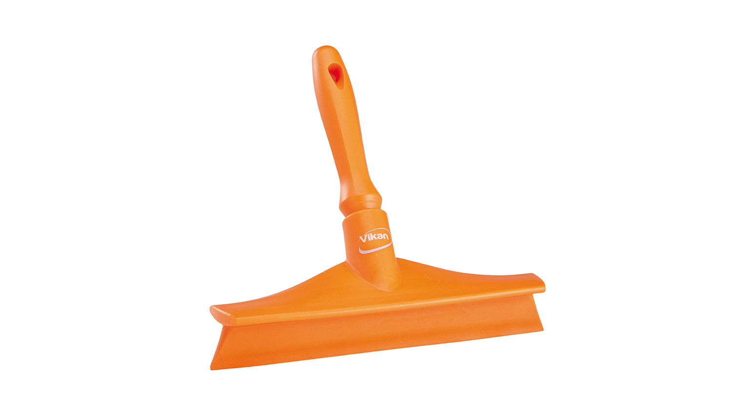 VIKAN Ultra Hygiene Abzieher mit Ministiel, 245 x 104 mm, orange