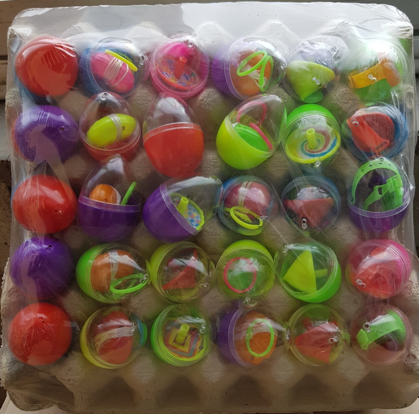 Spielzeug Eier, Pack à 60 Stk.