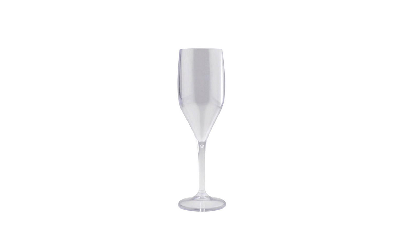 Champagnerglas, 150 ml, geeicht bei 1 dl, SAN, transparent