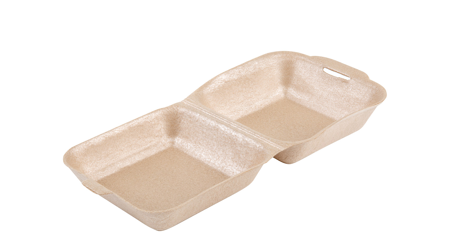 Hamburgerbox gross, braun