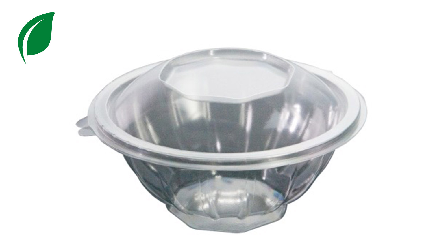 Salatschale rund mit Klappdeckel, 750 ml