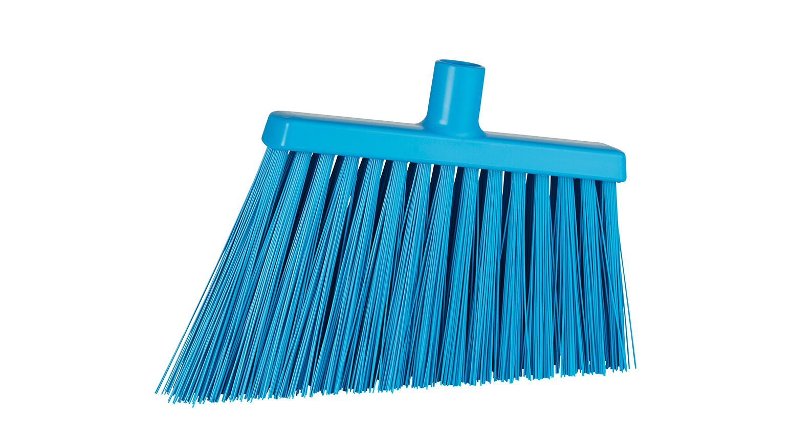 VIKAN Besen, Winkelschnitt, hart, 290 mm, blau