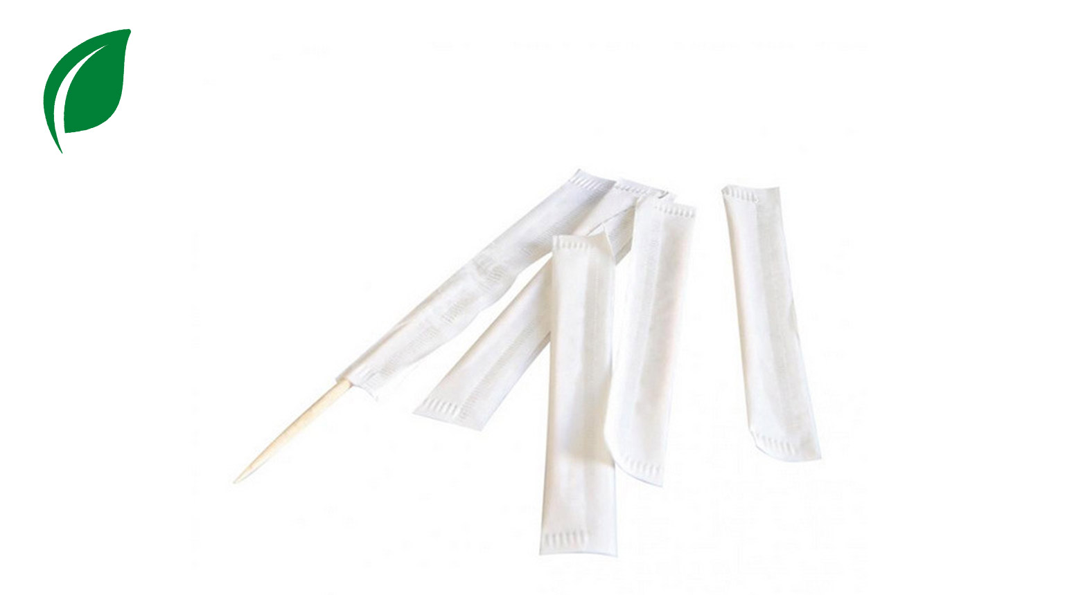 Zahnstocher einzeln verpackt in Papier