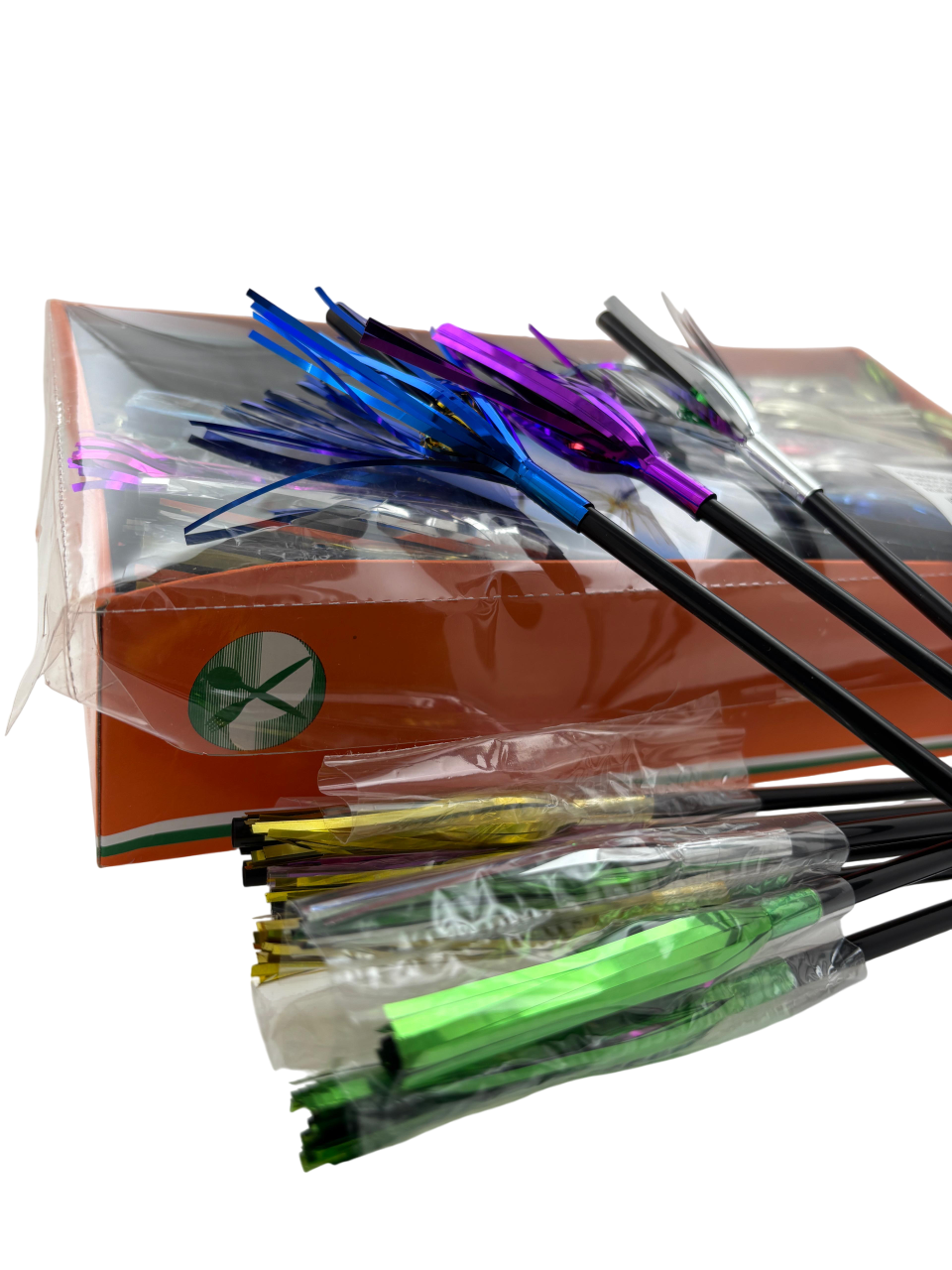 Trinkhalm biegbar "Palme" assortiert, Ø 5 x 240 mm