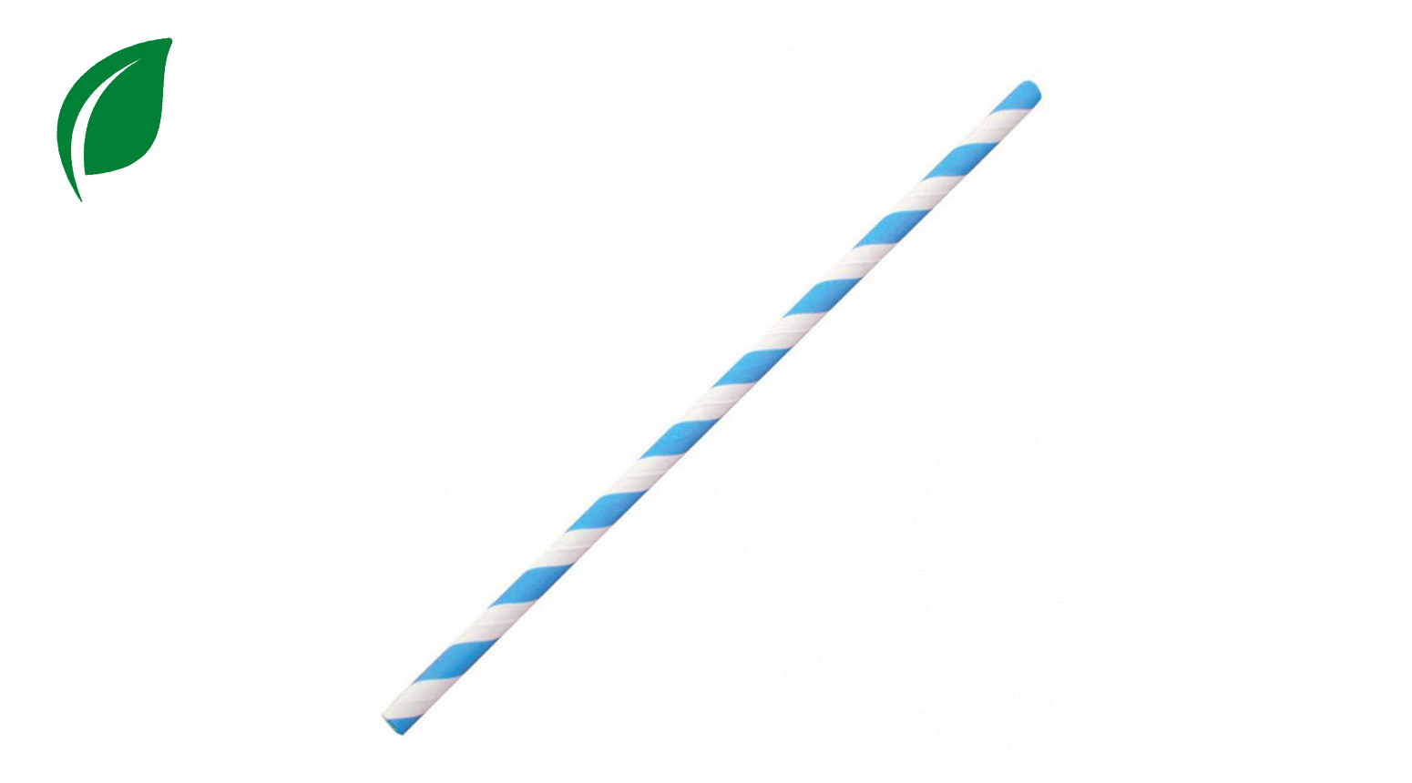 Trinkhalm ÖKO-LINE, Ø 6 x 195 mm, blau