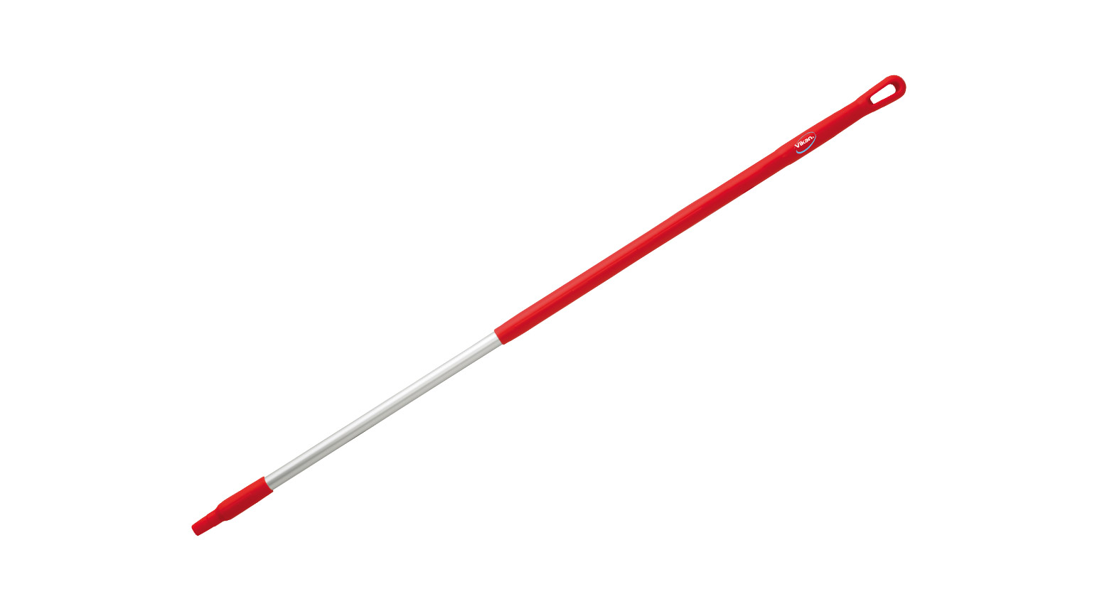 VIKAN Ergonomischer Aluminiumstiel, 1310 mm, Ø 31 mm, rot