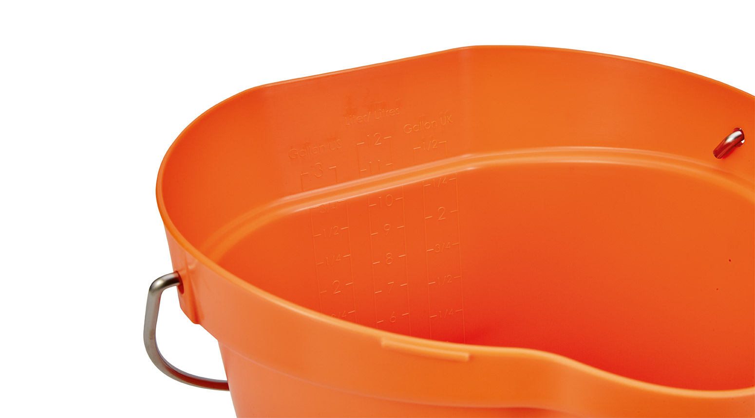 VIKAN Eimer, 12 Liter, orange