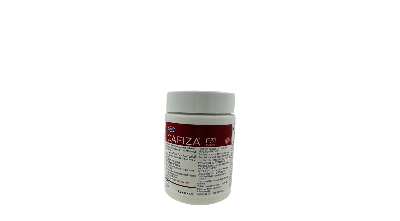 Urnex Cafiza Cleaning Tabs, 2 g, Ø 15 mm