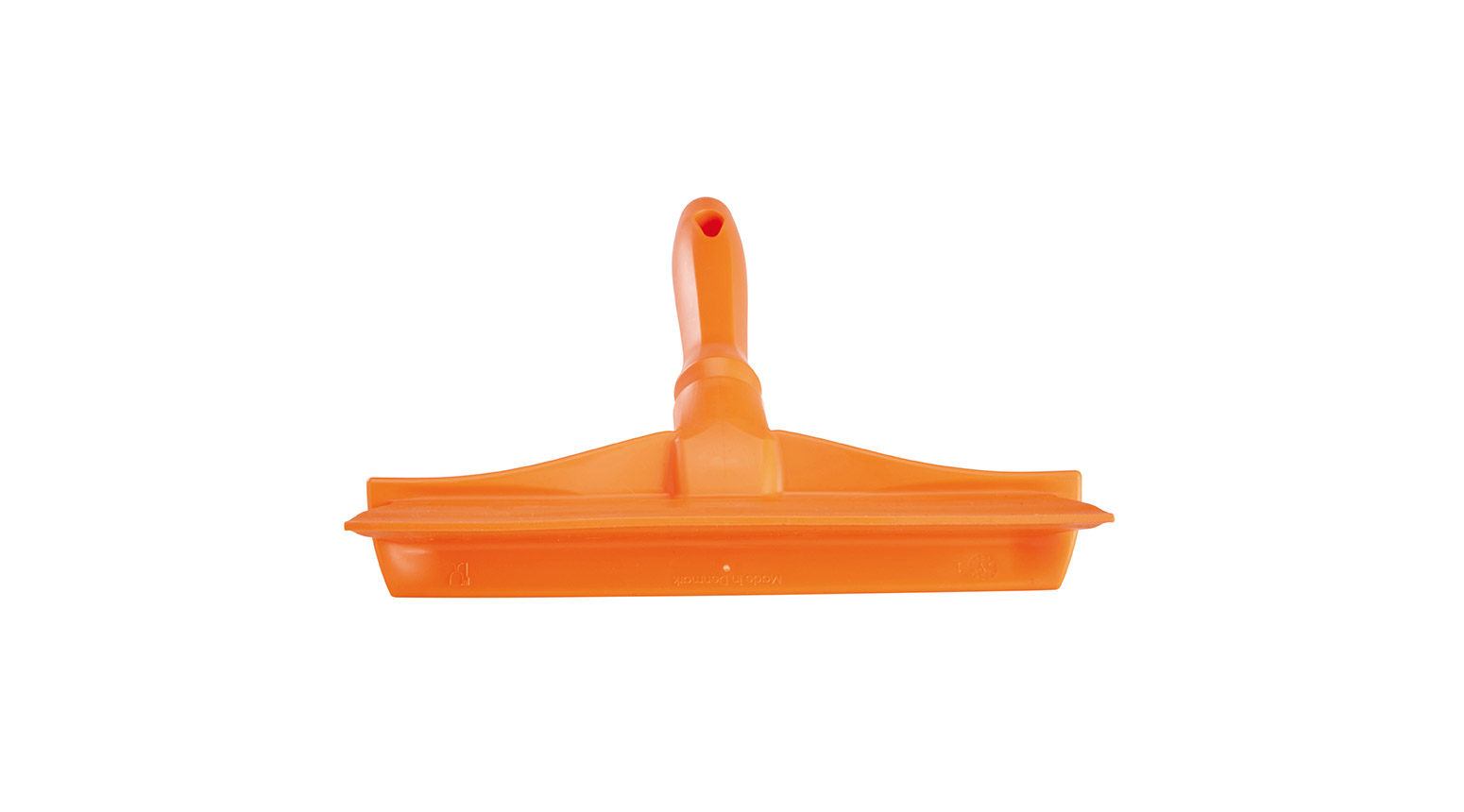 VIKAN Ultra Hygiene Abzieher mit Ministiel, 245 x 104 mm, orange