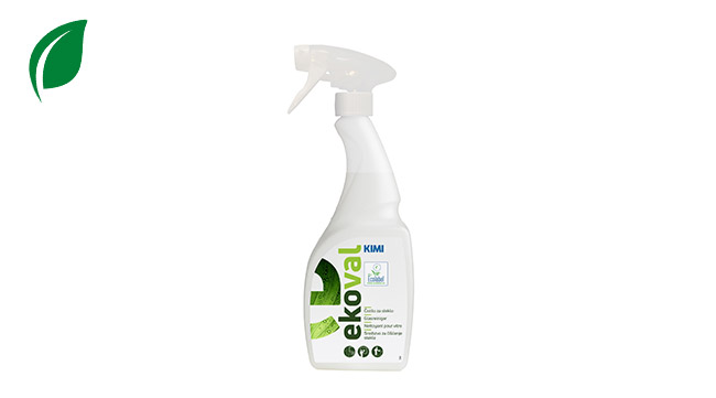 KIMI ekoval Glasreiniger Flasche