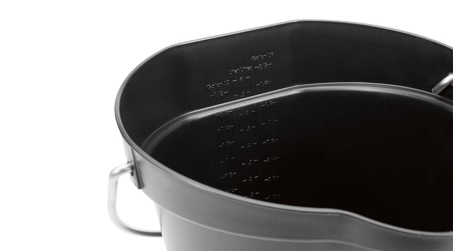 VIKAN Eimer, 6 Liter, schwarz