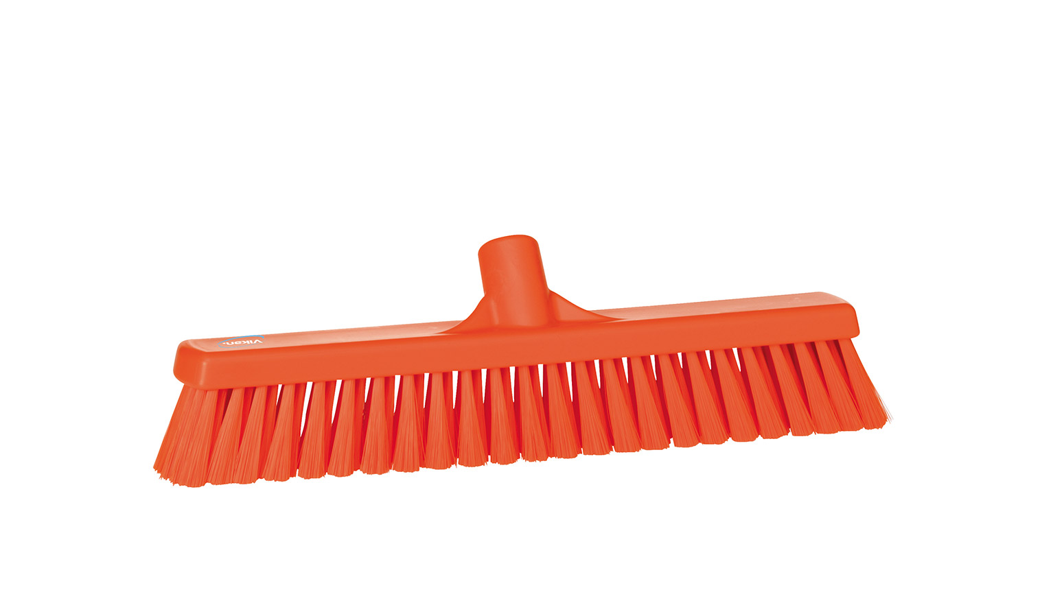 VIKAN Besen, weich, 410 mm, Borstenlänge 58 mm, orange