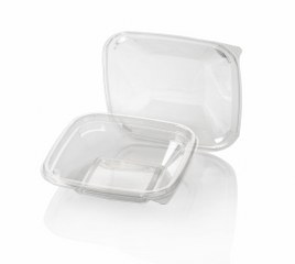 Salatschale Diamond transparent 1'000 ml 190 x 190 mm inkl. Deckel