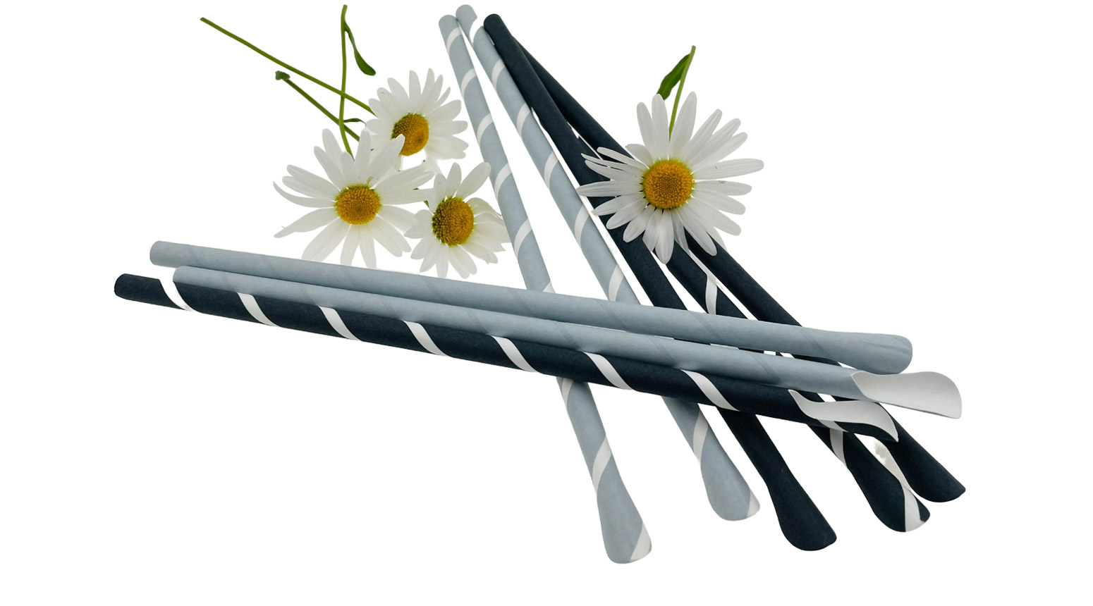 Trinkhalm mit Löffel Ø 8 x 230 mm, Papier, assotiert