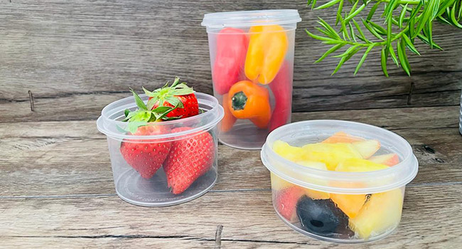 Feinkostbecher mit Garantieverschluss